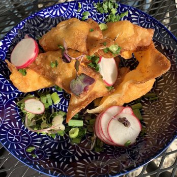 Waterdog Kitchen + Bar - Shrimp Mozambique Rangoons - American Near Me - Warren, Rhode Island Waterdog Kitchen + Bar - Shrimp Mozambique Rangoons - American Near Me - Warren, Rhode Island