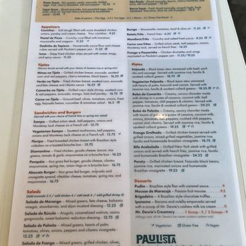 Paulista - Menu Dec 2024 - Brazilian Near Me - Oakland, California Paulista - Menu Dec 2024 - Brazilian Near Me - Oakland, California