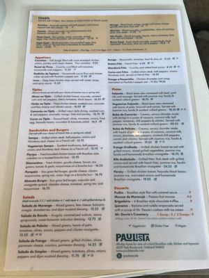 Menu photo 5 Paulista Oakland, CA Menu photo 5 Paulista Oakland, CA