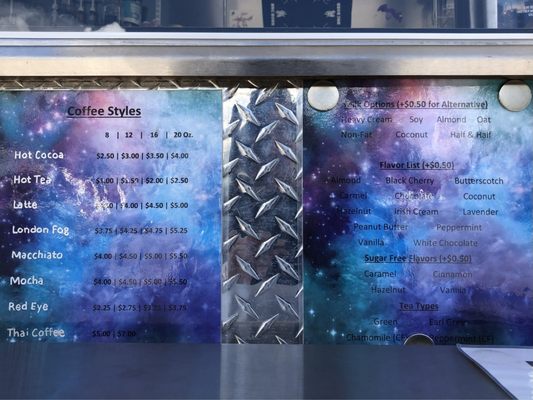 Menu photo 4 Constellation Coffee Trailer Boise, ID