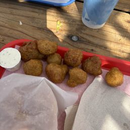 fried Mushrooms were very good fried Mushrooms were very good