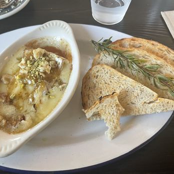 Cafe Smitten - Baked Brie with honey-good - Breakfast & Brunch Near Me - Bakersfield, California