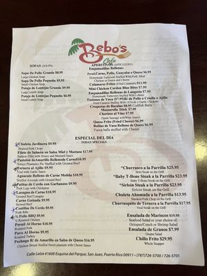 Menu photo 7 Bebo's Café San Juan, PR Menu photo 7 Bebo's Café San Juan, PR