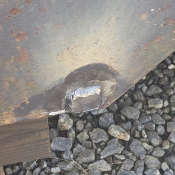 Christopher Handy - Welded small hole in steel hull - Handyman Near Me - Statesville, North Carolina Christopher Handy - Welded small hole in steel hull - Handyman Near Me - Statesville, North Carolina