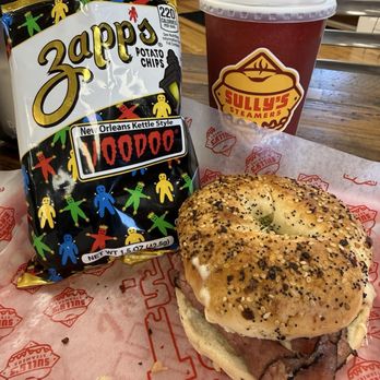 Sully's Steamers - Tried the Hello Newman on an everything bagel! Was GREAT!!!! - Sandwiches Near Me - Gainesville, Georgia