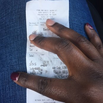 Pink and White Nails - Look at the date on the receipt.Today's date is 11/3/16.Gel nail suppose2 last for 2wks &even then u shouldn't be able 2peel it off. - Nail Salons Near Me - Philadelphia, Pennsylvania Pink and White Nails - Look at the date on the receipt.Today's date is 11/3/16.Gel nail suppose2 last for 2wks &even then u shouldn't be able 2peel it off. - Nail Salons Near Me - Philadelphia, Pennsylvania