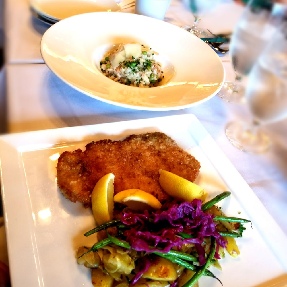 Dolce - The Rissoto and TD Niche Pork Schnitzel - New American Near Me - Omaha, Nebraska