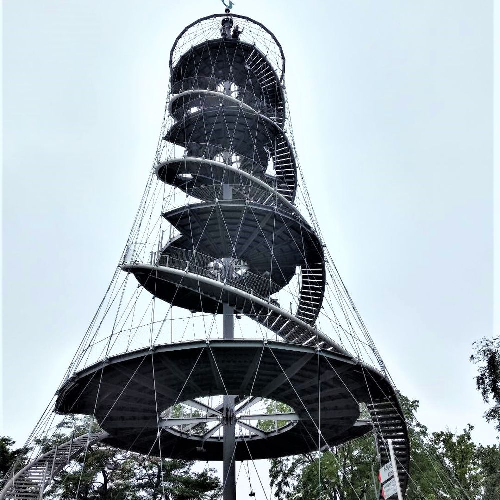 Killesbergturm - Spiral staircase up and    spiral staircase down - Landmarks & Historical Buildings Near Me - Stuttgart, BW
