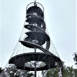 Killesbergturm - Spiral staircase up and    spiral staircase down