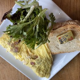 black forest ham omelet