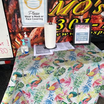 Mo's Pit Barbeque - Masks outdoors...? - Food Trucks Near Me - Gaithersburg, Maryland