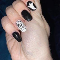 Fancy Nails - My nails are bumpy and the shape isn't consistent; supposed to be coffin shaped. also never asked if I wanted my nails cut down.