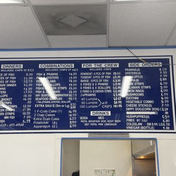 Tugboat Fish & Chips - Menu 3/26/26 - Seafood Near Me - Vacaville, California