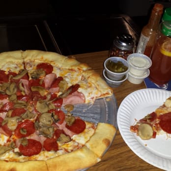 Gametime Pizza Palace - Pepperoni and Mushroom stuff crust pizza; Very yummy! - Pizza Near Me - Fresno, California Gametime Pizza Palace - Pepperoni and Mushroom stuff crust pizza; Very yummy! - Pizza Near Me - Fresno, California