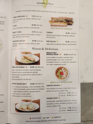 Menu photo 1 Health Nut Manhattan Beach, CA Menu photo 1 Health Nut Manhattan Beach, CA