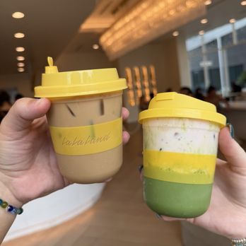 La La Land - Dirty ice chai & matcha with strawberry foam - Cafes Near Me - Austin, Texas La La Land - Dirty ice chai & matcha with strawberry foam - Cafes Near Me - Austin, Texas