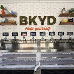 The Backyard - Tap beer/wine station