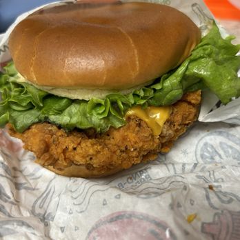 Jollibee - Aloha chicken sandwich unwrapped - Fast Food Near Me - Sacramento, California Jollibee - Aloha chicken sandwich unwrapped - Fast Food Near Me - Sacramento, California