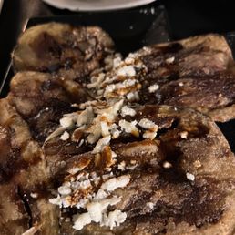 Eggplant and goat cheese