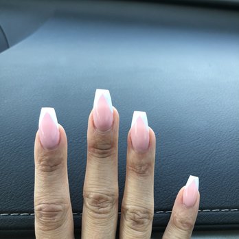 Angelina Nails Spa - Uneven filing and crooked nails - Nail Salons Near Me - Holmdel, New Jersey