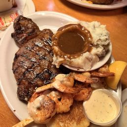 12. oz Ribeye* 12oz & Grilled Shrimp 12. oz Ribeye* 12oz & Grilled Shrimp