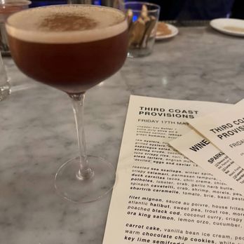 Third Coast Provisions - Espresso martini - New American Near Me - Milwaukee, Wisconsin