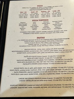 Menu photo 2 D'Aurelios Fort Bragg, CA