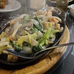 Green Tea Garden - Sizzling shrimp