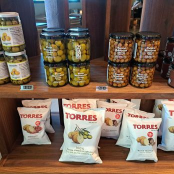 Telefèric Barcelona - Olives for sale in market - Spanish Near Me - Roseville, California