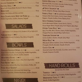 Anju Above - Lots of goods at a price - Asian Fusion Near Me - Bloomington, Illinois