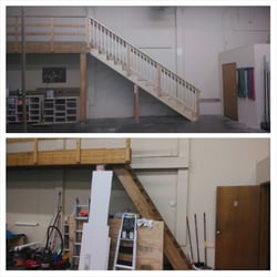 Updating some stairs so they are usable and safe.