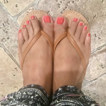 Rainbow Nail - Regular pedicure by Mary. - Nail Salons Near Me - Clark, New Jersey