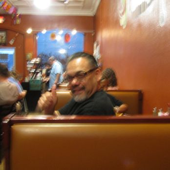 Jalapenos Locos - Bernie - The Owner - (busy man, you can tell by the blurry picture) Great talking to you Bernie... - Tex-Mex Near Me - San Angelo, Texas