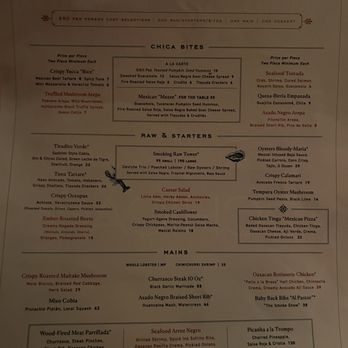Chica Miami - Menu - Latin American Near Me - Miami, Florida Chica Miami - Menu - Latin American Near Me - Miami, Florida