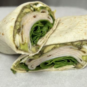 The Sharp Sickle - Turkey Basil Pesto Wrap - Coffee & Tea Near Me - Rome, Georgia