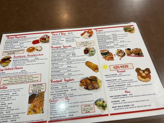 Menu photo 1 Skillet's Restaurant Del Rio, TX