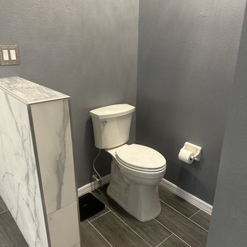 Tito Construction Services - New Toilet Area with half privacy wall - Carpenters Near Me