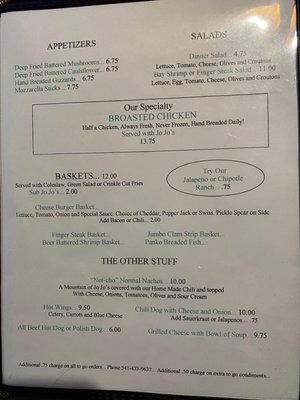 Menu photo 2 Manley's Tavern Crescent Lake, OR Menu photo 2 Manley's Tavern Crescent Lake, OR