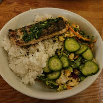 Tender Greens - Pacific grilled salmon bowl - Salad Near Me - Irvine, California Tender Greens - Pacific grilled salmon bowl - Salad Near Me - Irvine, California