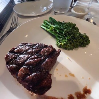 Chart House - 7oz filet with broccolini - Seafood Near Me - Stateline, Nevada Chart House - 7oz filet with broccolini - Seafood Near Me - Stateline, Nevada