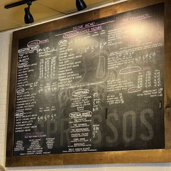 Espressos Coffee - Drink menu - Coffee & Tea Near Me - Alpharetta, Georgia Espressos Coffee - Drink menu - Coffee & Tea Near Me - Alpharetta, Georgia