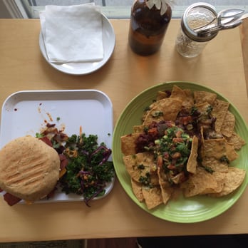 SweetArt - Vegan nachos and the vegan veggie burger. Both delicious! - Bakeries Near Me - Saint Louis, Missouri SweetArt - Vegan nachos and the vegan veggie burger. Both delicious! - Bakeries Near Me - Saint Louis, Missouri