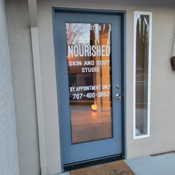 Nourished Skin and Body Studio - Front door