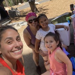 Ice House Campground - The Leader and her minions