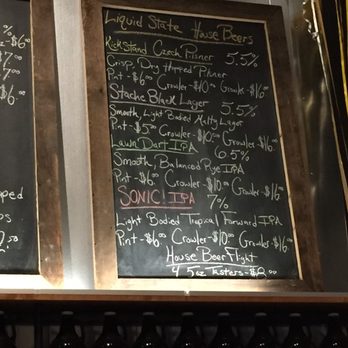 Liquid State Brewing Company - Beer list, grab a flight! - Breweries Near Me - Ithaca, New York