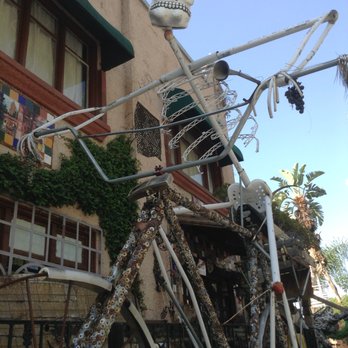 Tio's Tacos - Skeletons ride bicycles at Tio's Tacos. - Mexican Near Me - Riverside, California