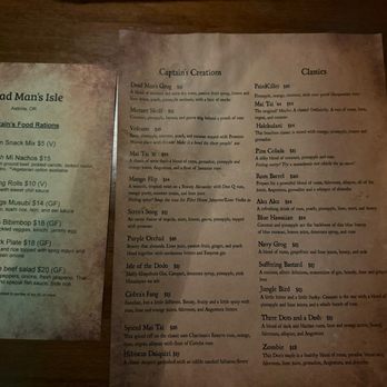 Dead Man’s Isle - Cocktail Bars Near Me - Astoria, Oregon