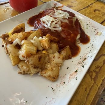Polo's Café Mango - Huevos Ranchero - Mexican Near Me - Isla Mujeres, ROO