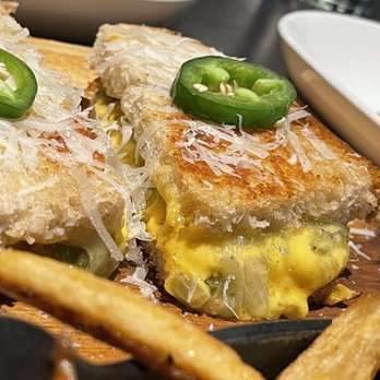 The General Public - Chile Grilled cheese - New American Near Me - Houston, Texas The General Public - Chile Grilled cheese - New American Near Me - Houston, Texas