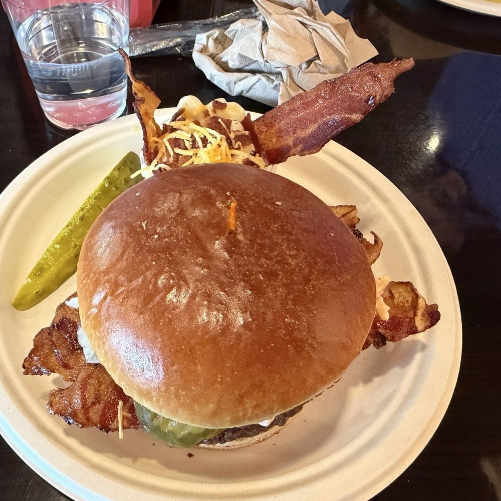 The Garage On Main - Burger my way with a side of mac and cheese - Beer Bar Near Me - Walhalla, South Carolina The Garage On Main - Burger my way with a side of mac and cheese - Beer Bar Near Me - Walhalla, South Carolina